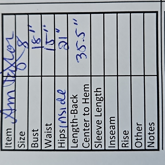 Ann Taylor off white perforated lined dress-8 - Picture 8 of 8